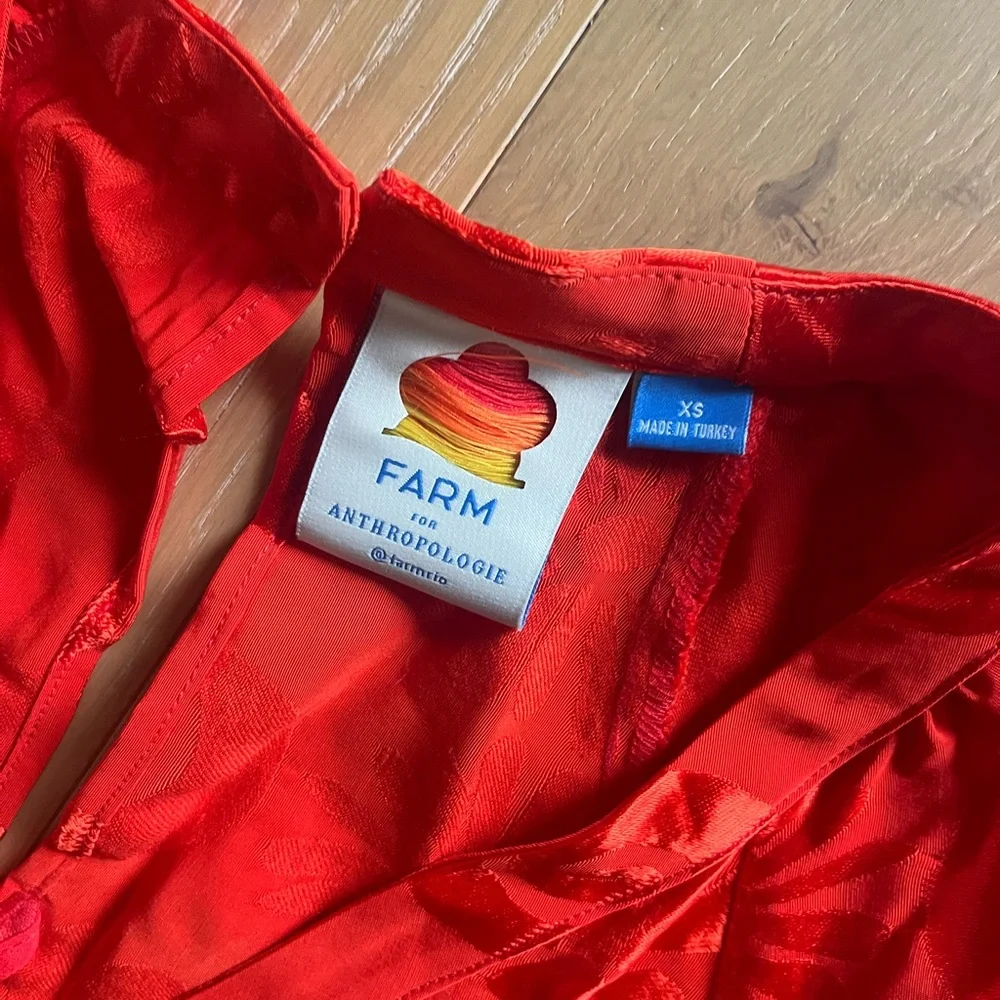 ✨Farm Rio Red Maxi Dress - Picture 7 of 8